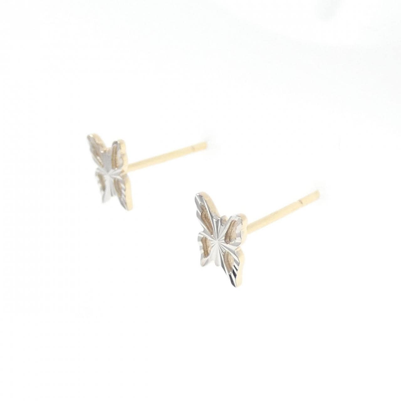 750YG/750WG/18KYG Butterfly Earrings