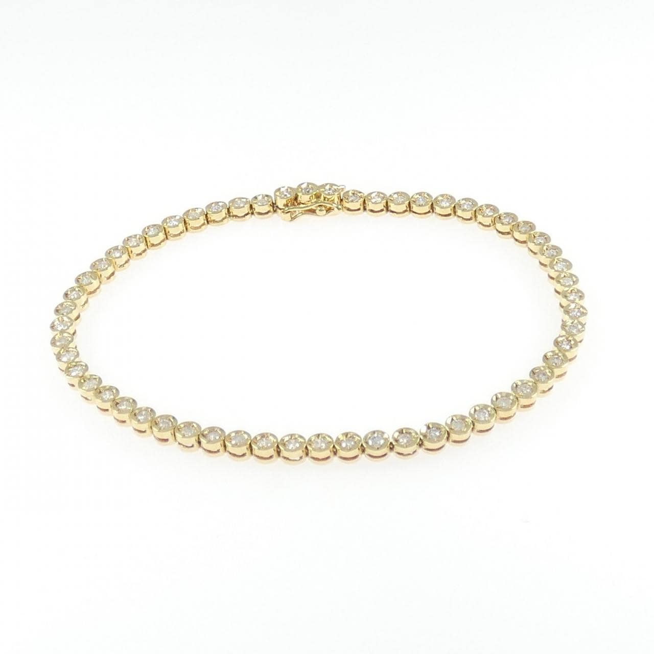 K18YG ダイヤモンド ブレスレット 1.05CT