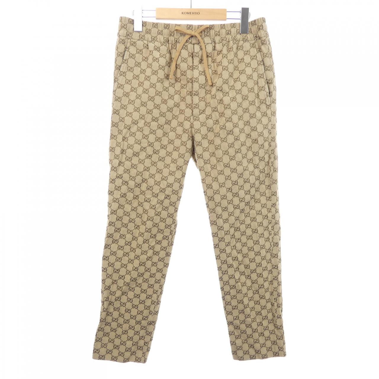 Gucci GUCCI GG帆佈慢跑褲569769 ZKU09褲子