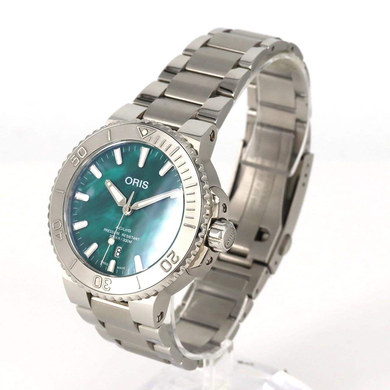 オリス アクイス オリスxブレスネット 01 733 7730 4137-07 SS 自動巻