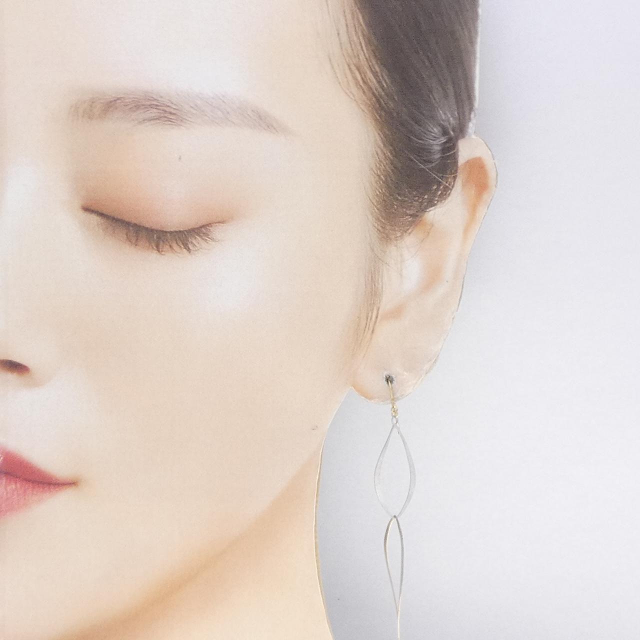 K18YG/K18WG ピアス