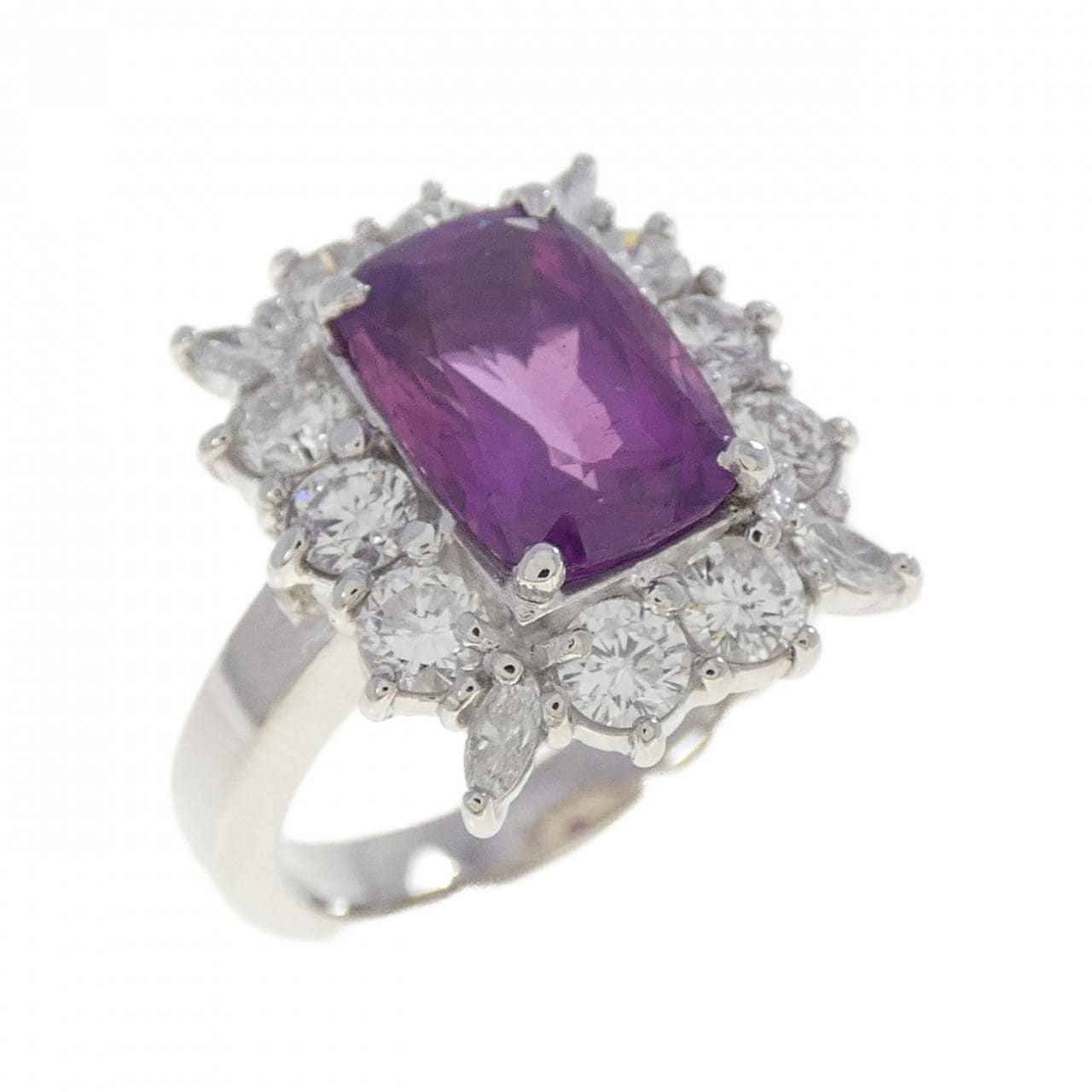 PT900 サファイヤ リング 2.89CT