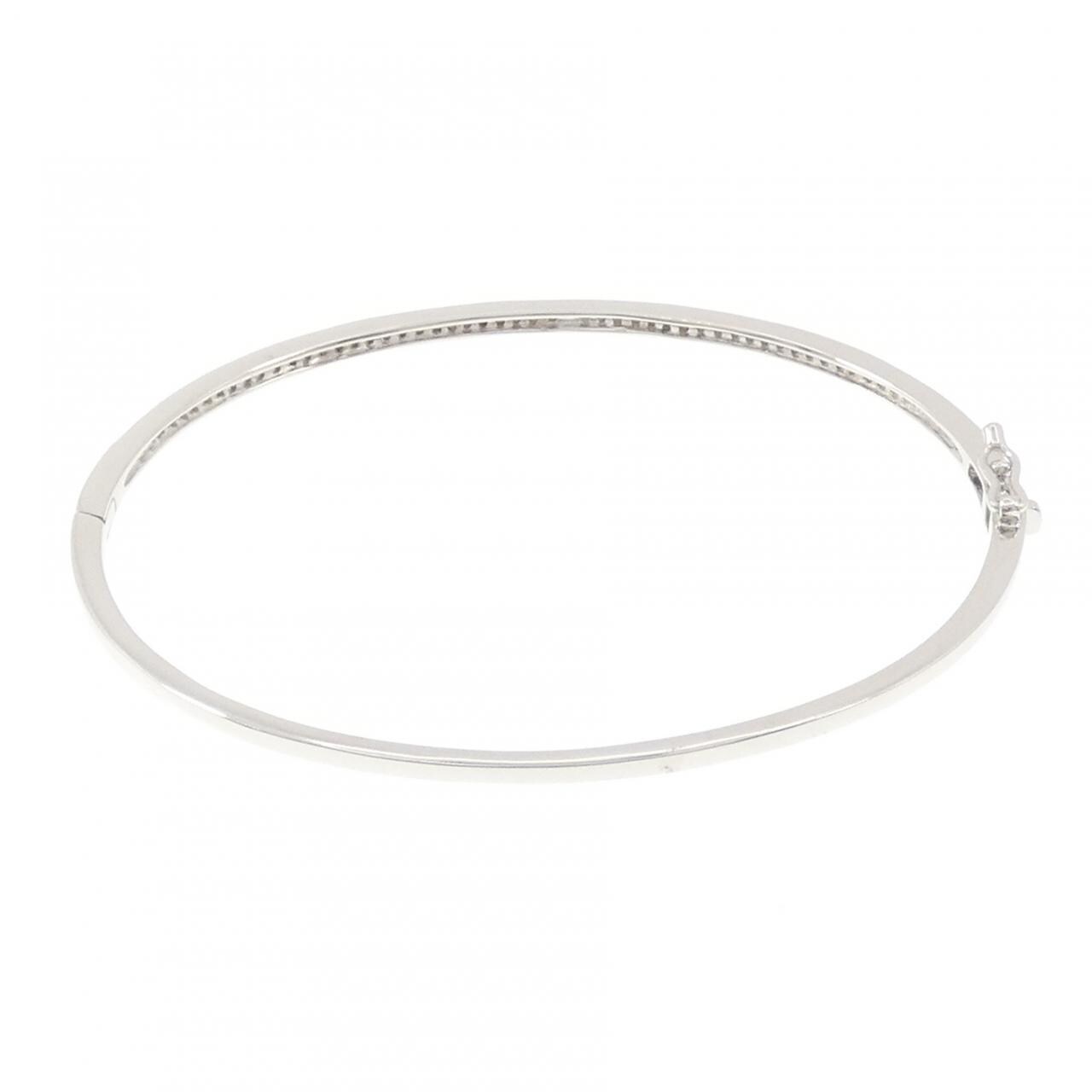 K18WG ダイヤモンド ブレスレット 0.24CT