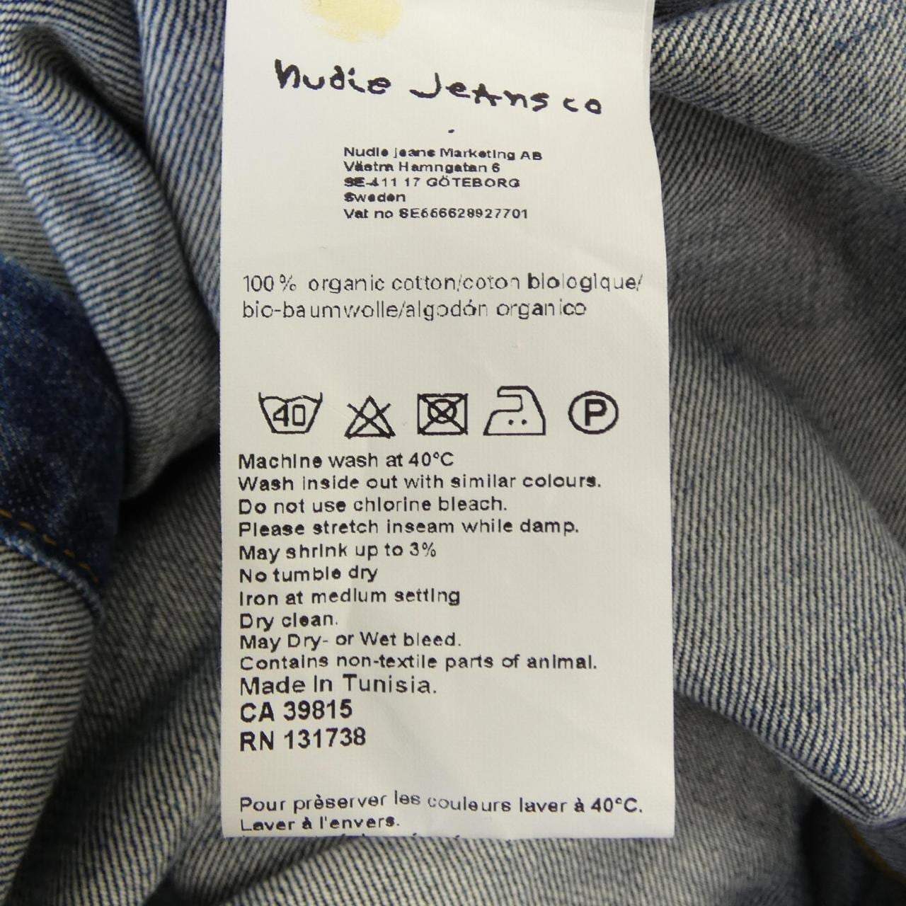 ヌーディージーンズ NUDIE JEANS シャツ