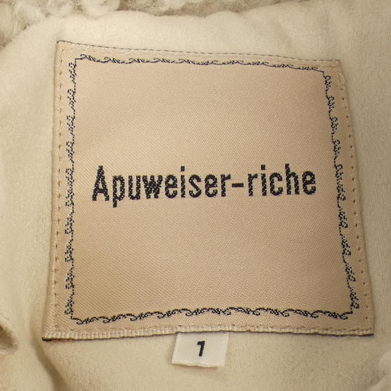 アプワイザーリッシェ Apuweiser-riche ジャケット