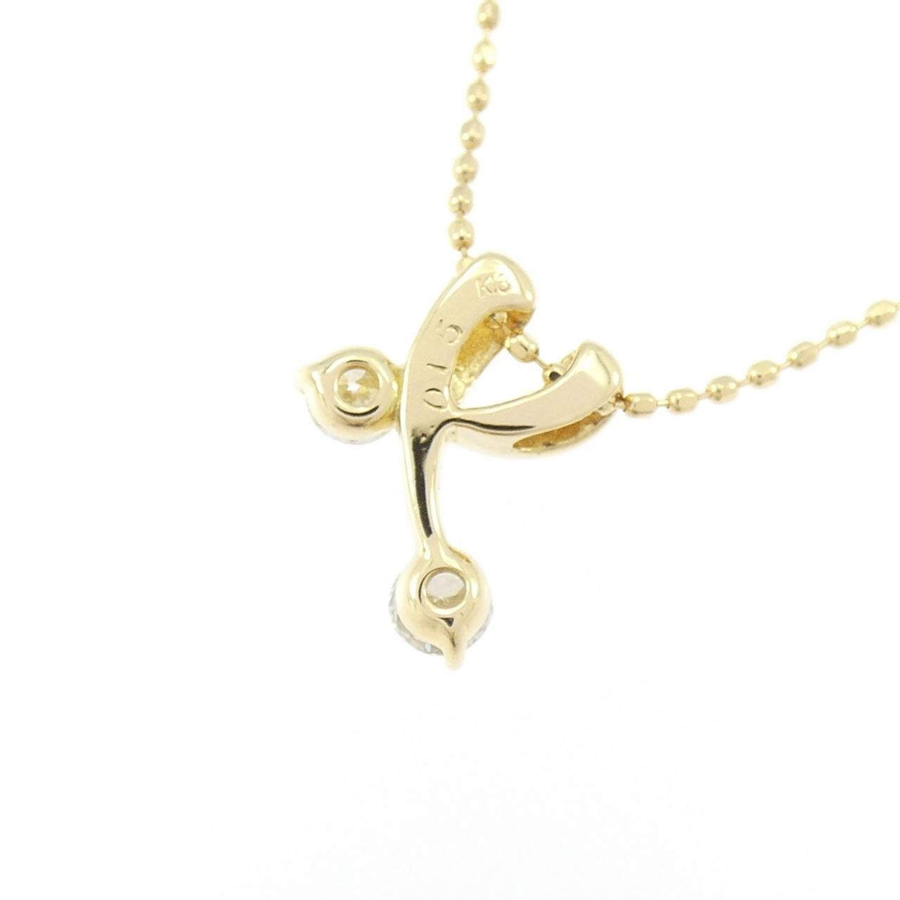 K18YG ダイヤモンド ネックレス 0.15CT
