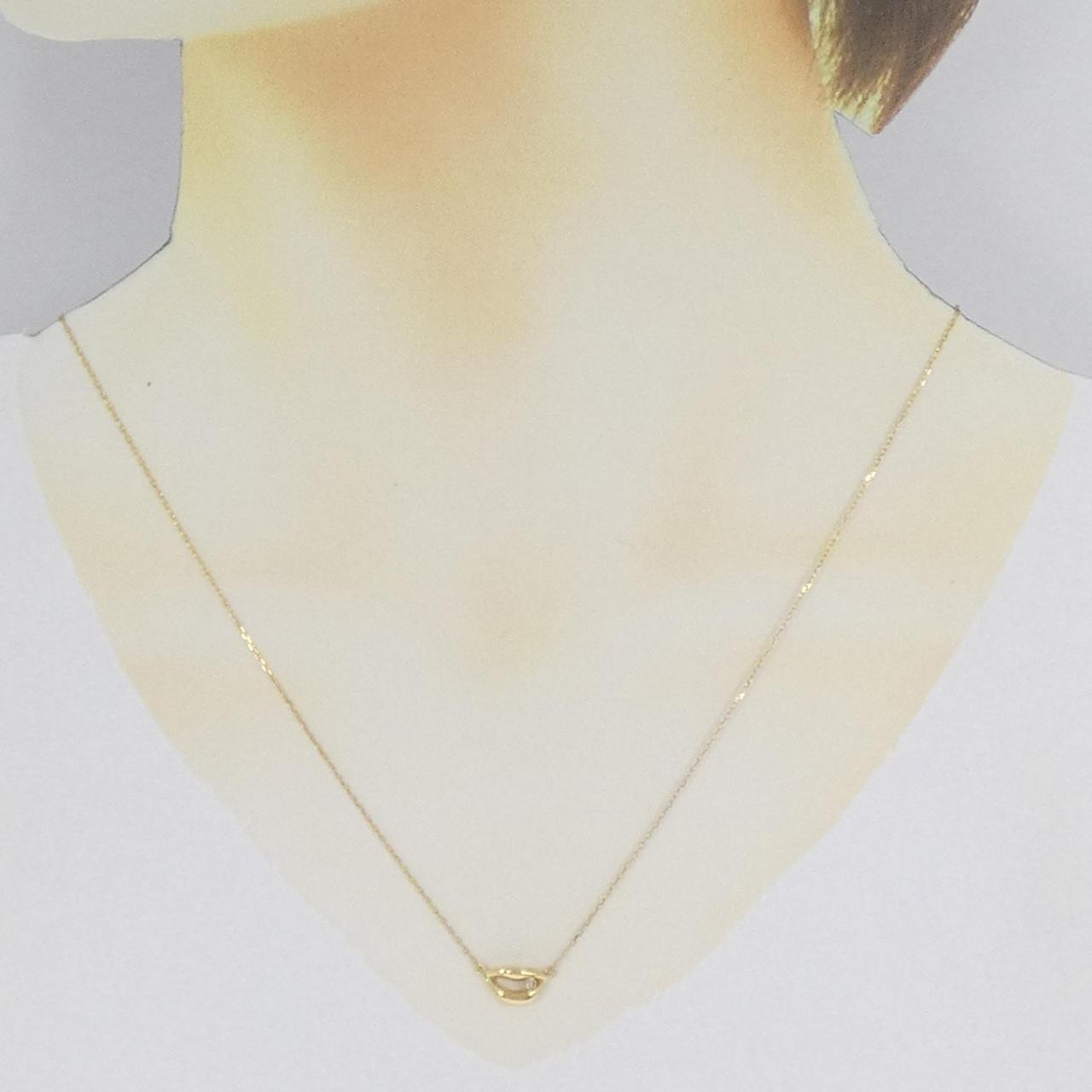 K18YG ダイヤモンド ネックレス