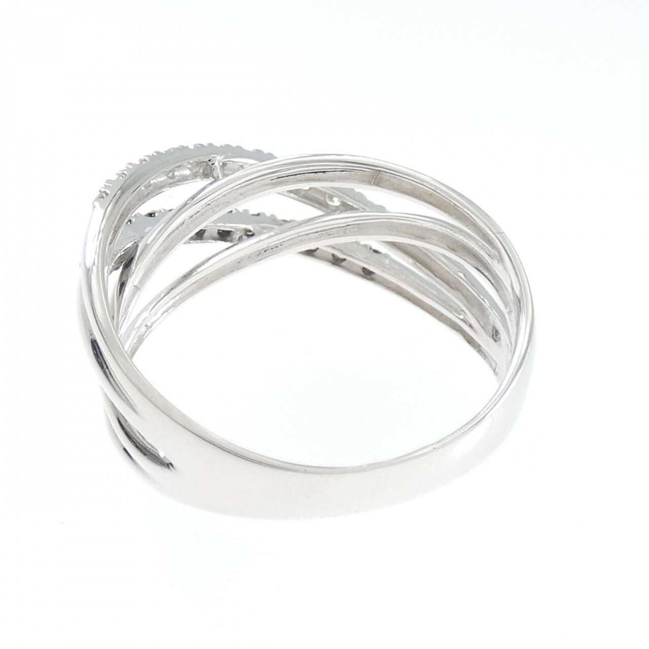 K18WG ダイヤモンド リング 0.30CT