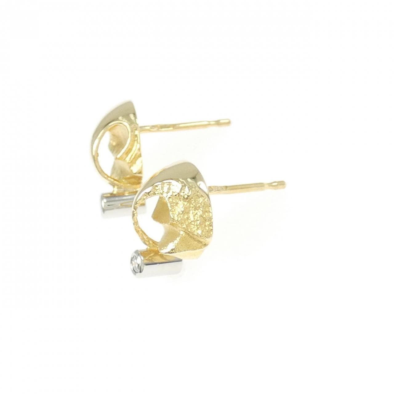 750YG/750WG ダイヤモンド ピアス 0.06CT