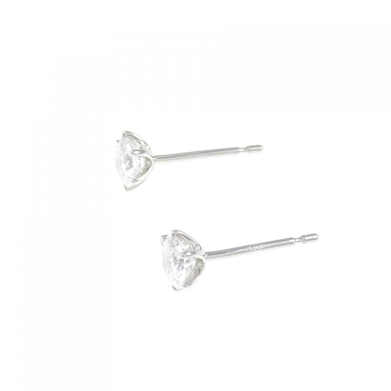 [Remake] PT/ST Diamond earrings 0.309CT 0.318CT F SI1 GOOD