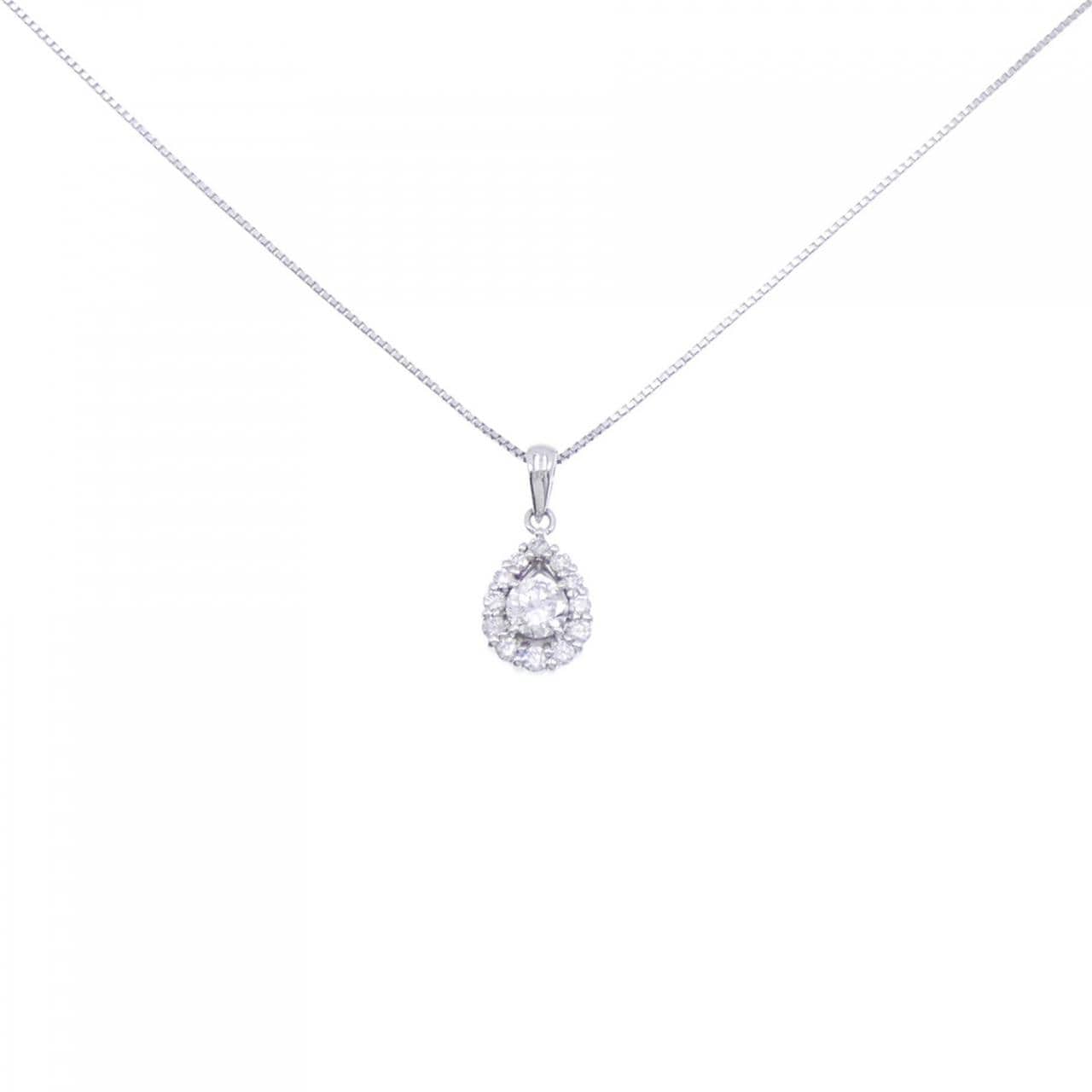 コメ兵｜K18WG ダイヤモンド ネックレス 0.33CT｜ジュエリー