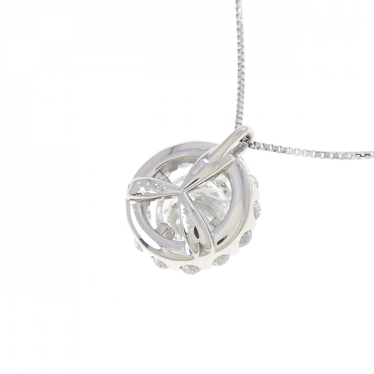 PT900/PT850 ダイヤモンド ネックレス 0.856CT E SI2 VG