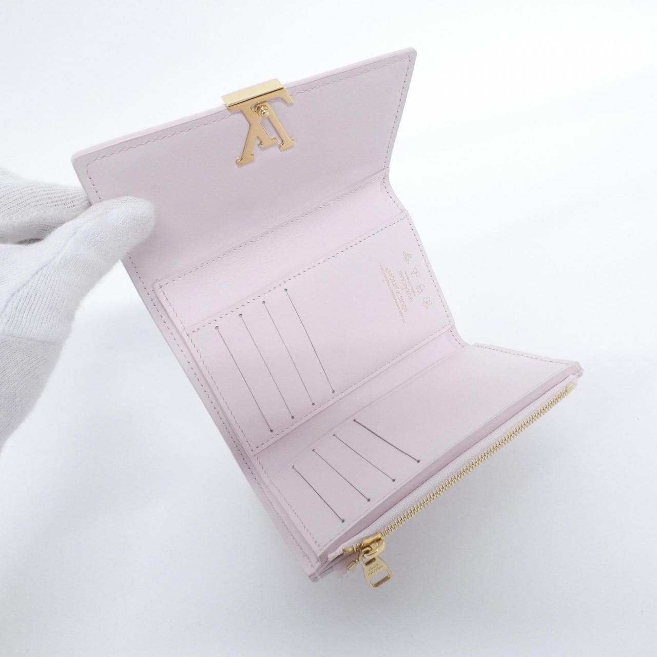 ルイヴィトン (LV X TM) ポルトフォイユ カプシーヌ コンパクト M13445 財布