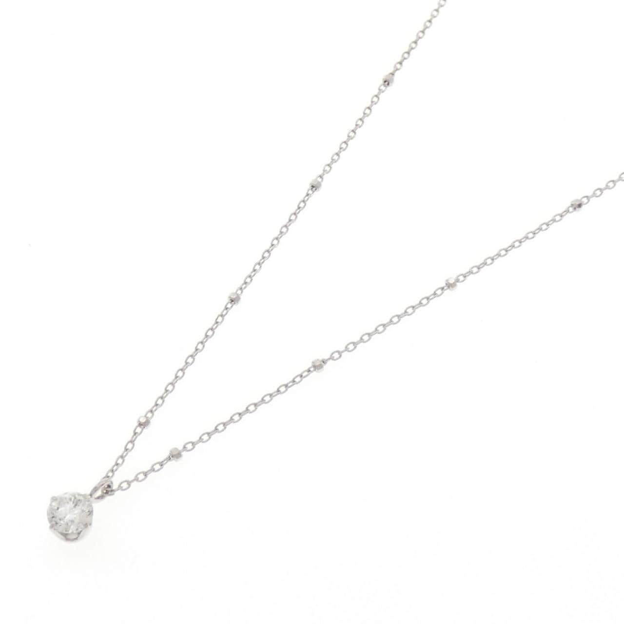 PT ソリティア ダイヤモンド ネックレス 0.301CT