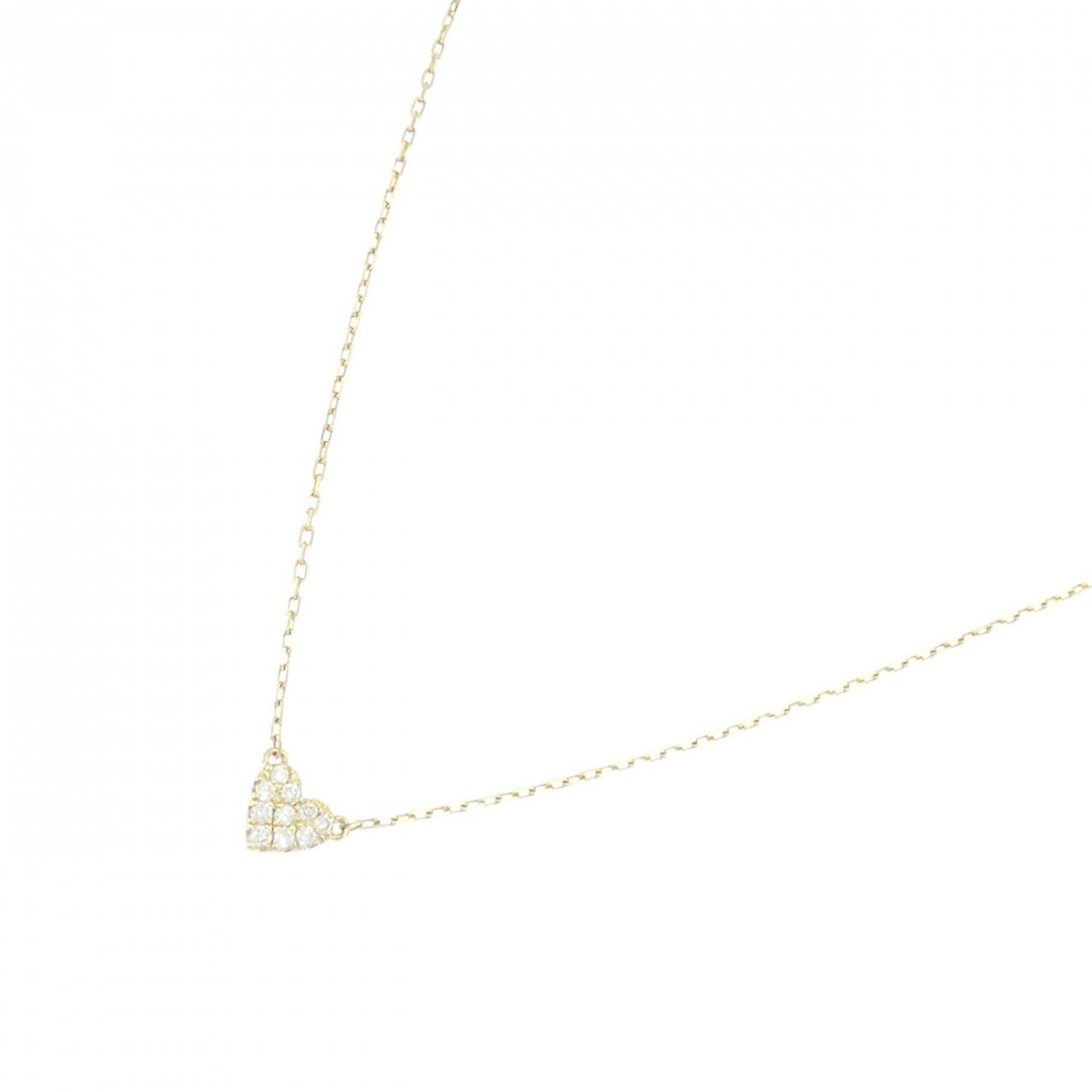 アーカー ハートパヴェ ネックレス 0.05CT