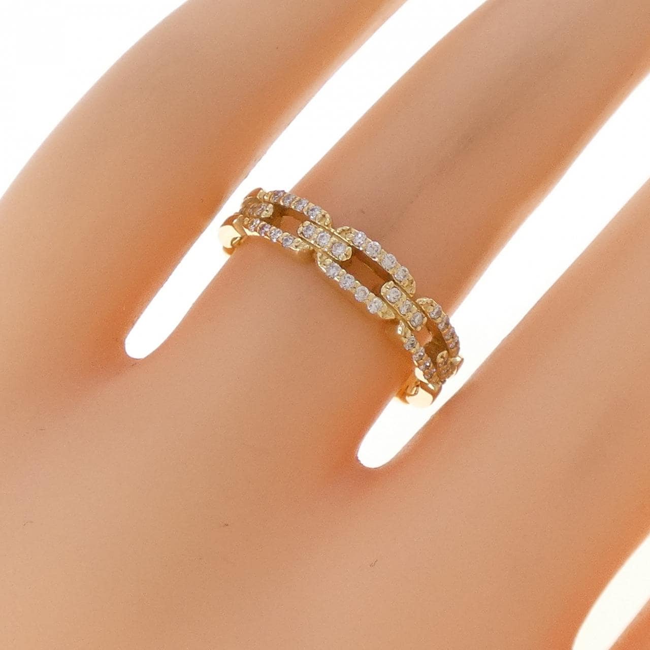 K18YG ダイヤモンド リング 0.17CT