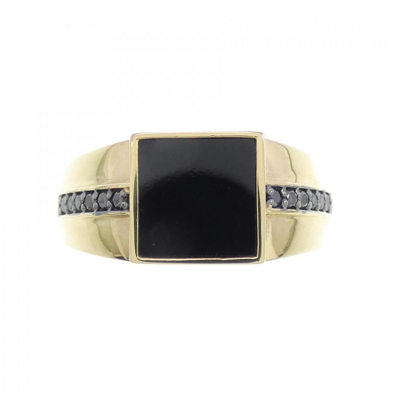 [BRAND NEW] K18YG Onyx Ring