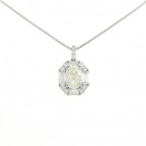 Necklace With Diamond Grading Report