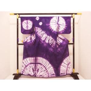 【新品】女ゆかた　絞り加工