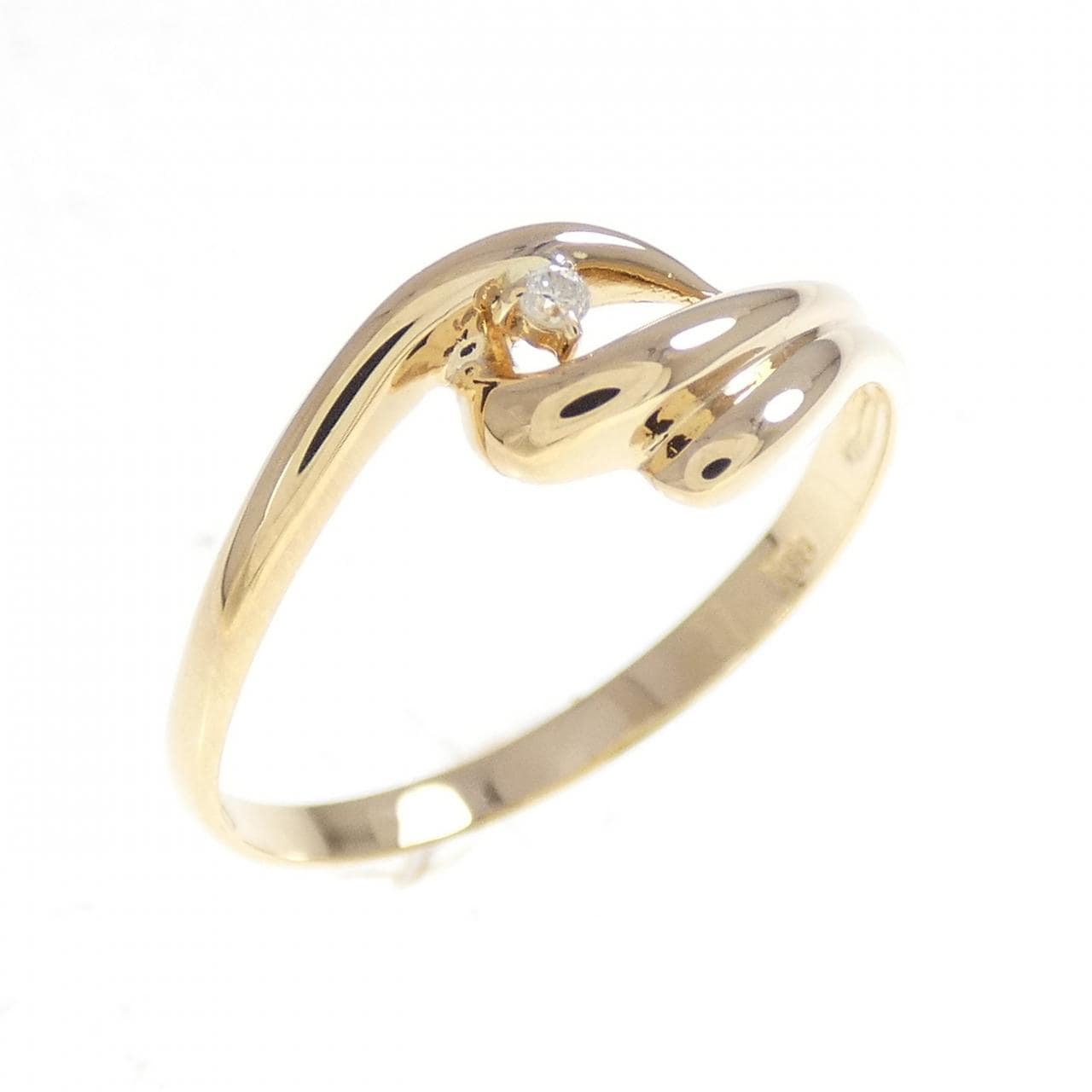 K18YG ダイヤモンド リング