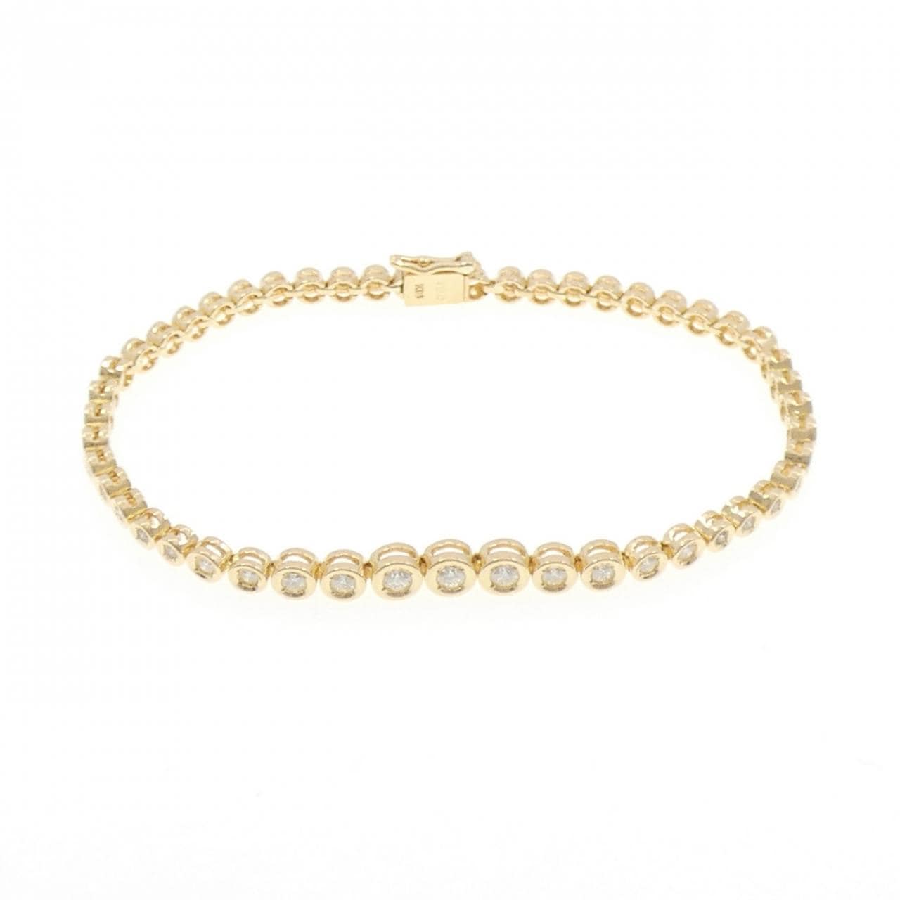 K18YG ダイヤモンド ブレスレット 1.00CT