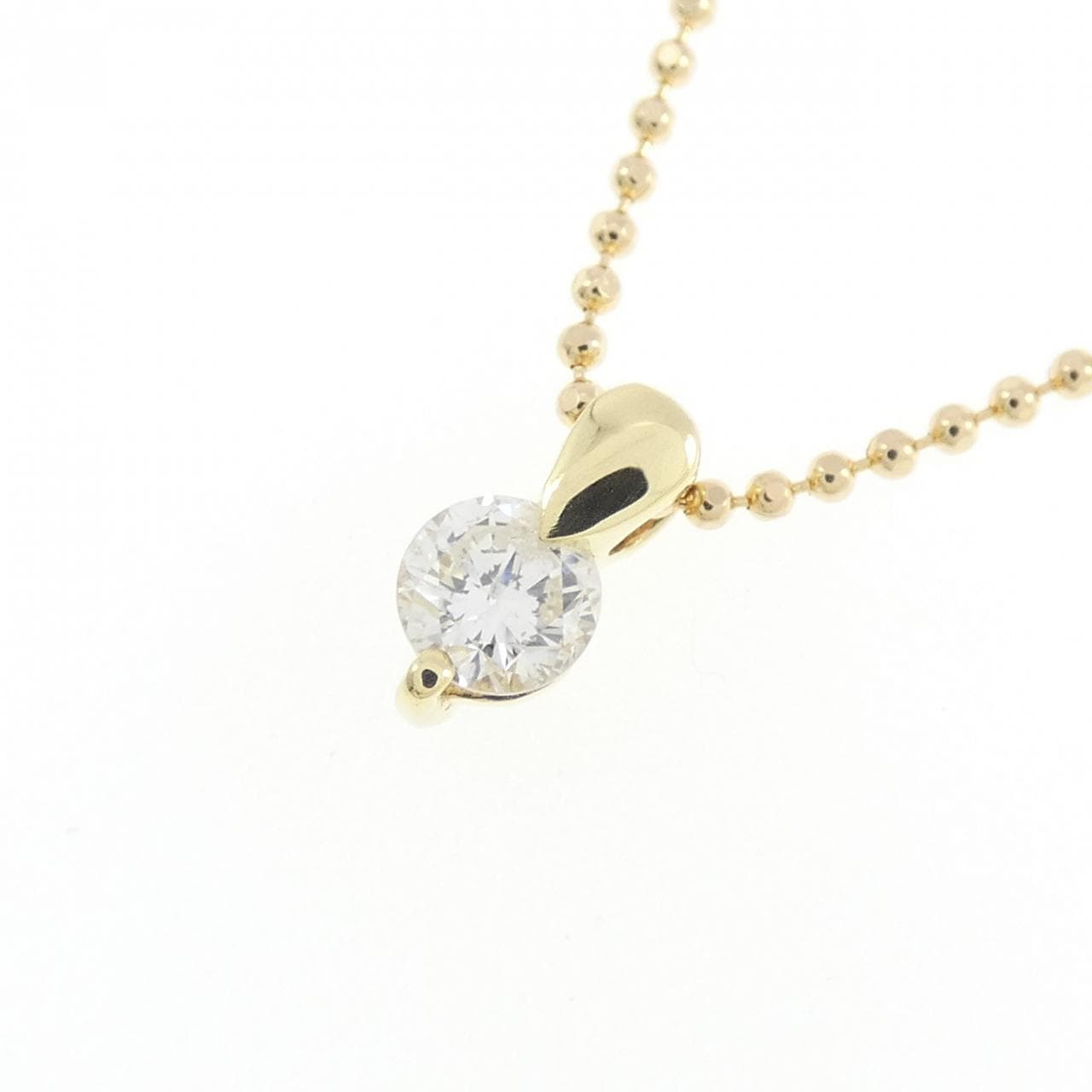 K18YG ダイヤモンド ネックレス 0.20CT