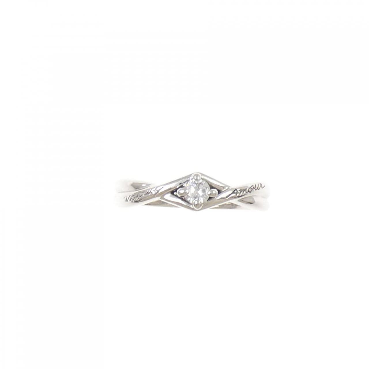 PT900 ダイヤモンド リング 0.10CT