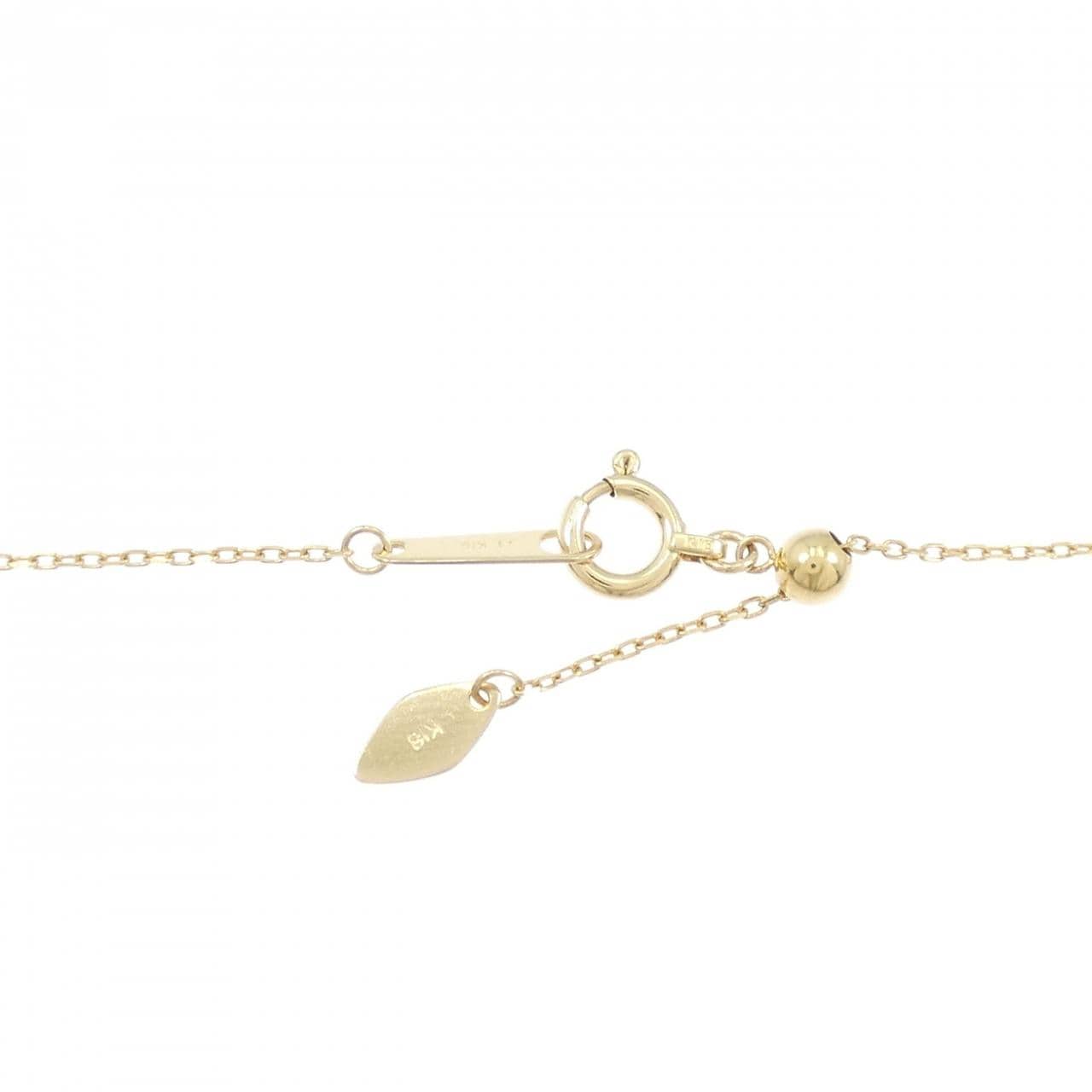 アガット ダイヤモンド ネックレス 0.1CT