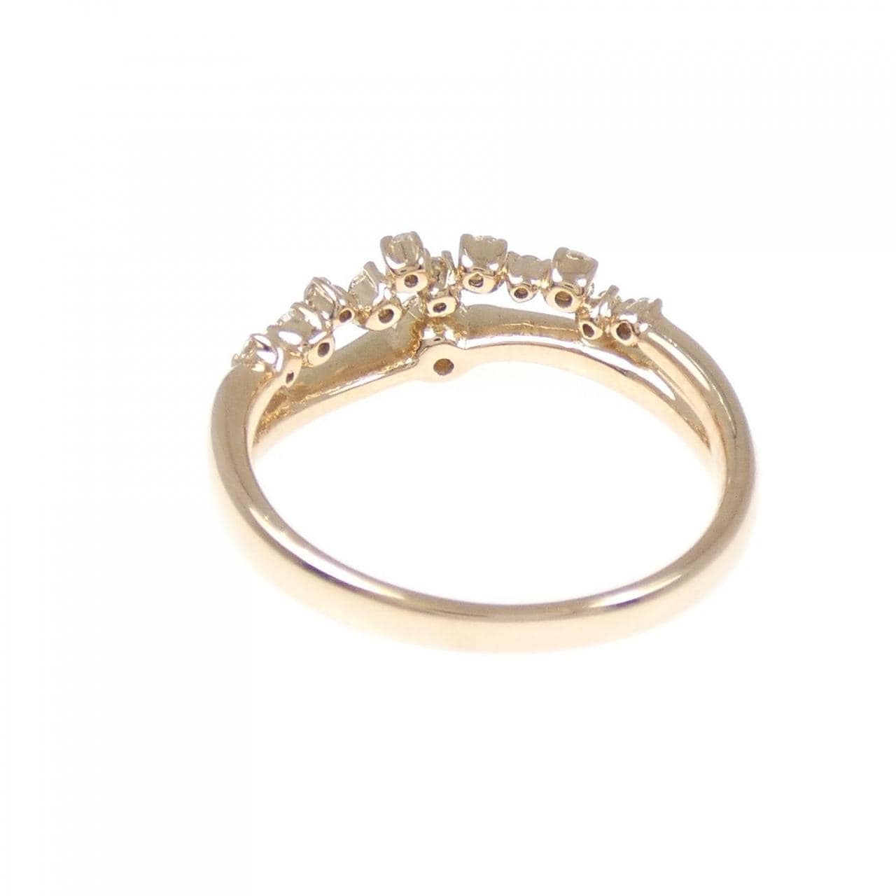 K18PG ダイヤモンド リング 0.30CT