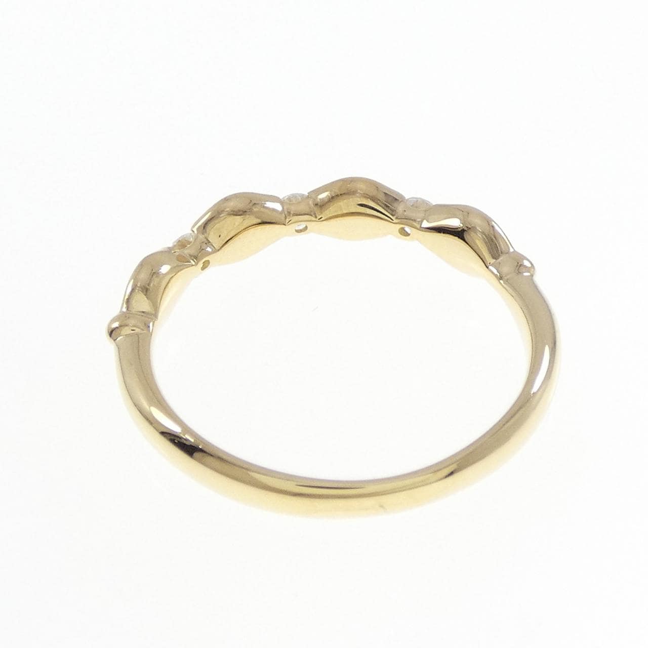 K18YG ダイヤモンド リング 0.13CT