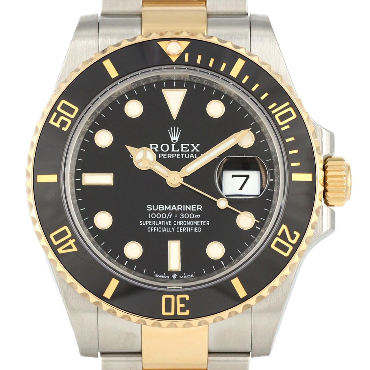 ロレックス サブマリーナーデイト 126613LN SSxYG 自動巻 ランダム番