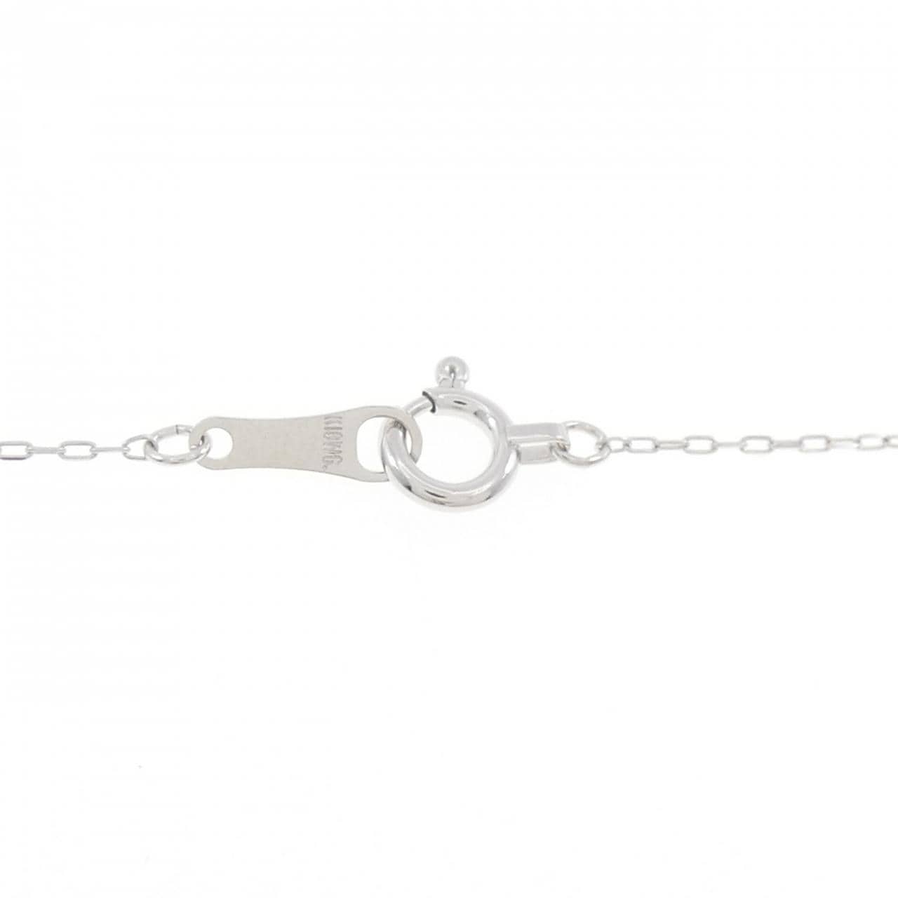 K18WG ダイヤモンド ネックレス 0.08CT