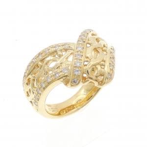 K18YG ダイヤモンド リング 0.27CT