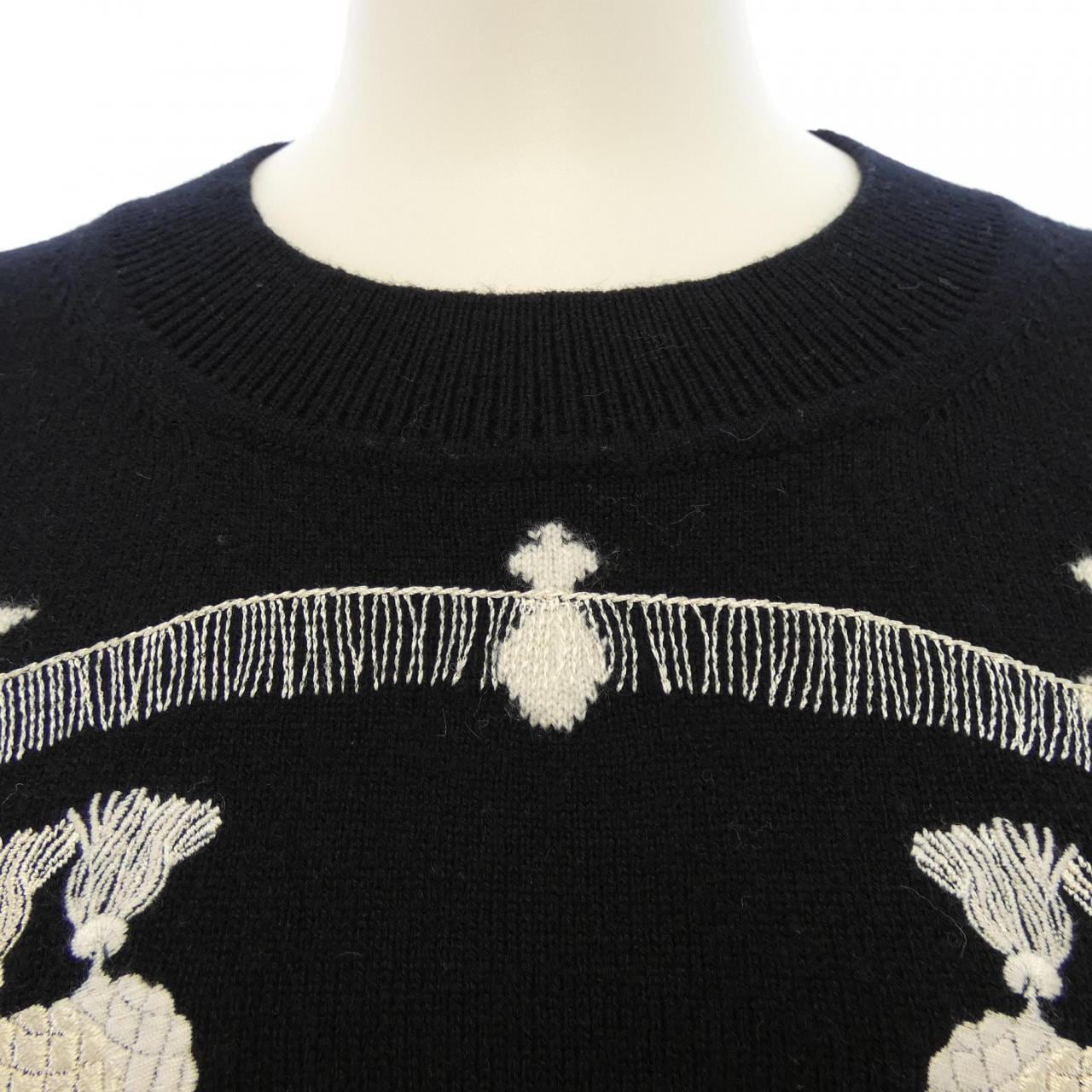 エルメス HERMES POSTE ET CAVALERIE *16-7701. ニット