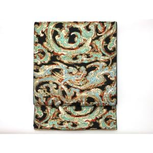 【新品】袋帯　彩絵青龍錦　本袋【たつむら】