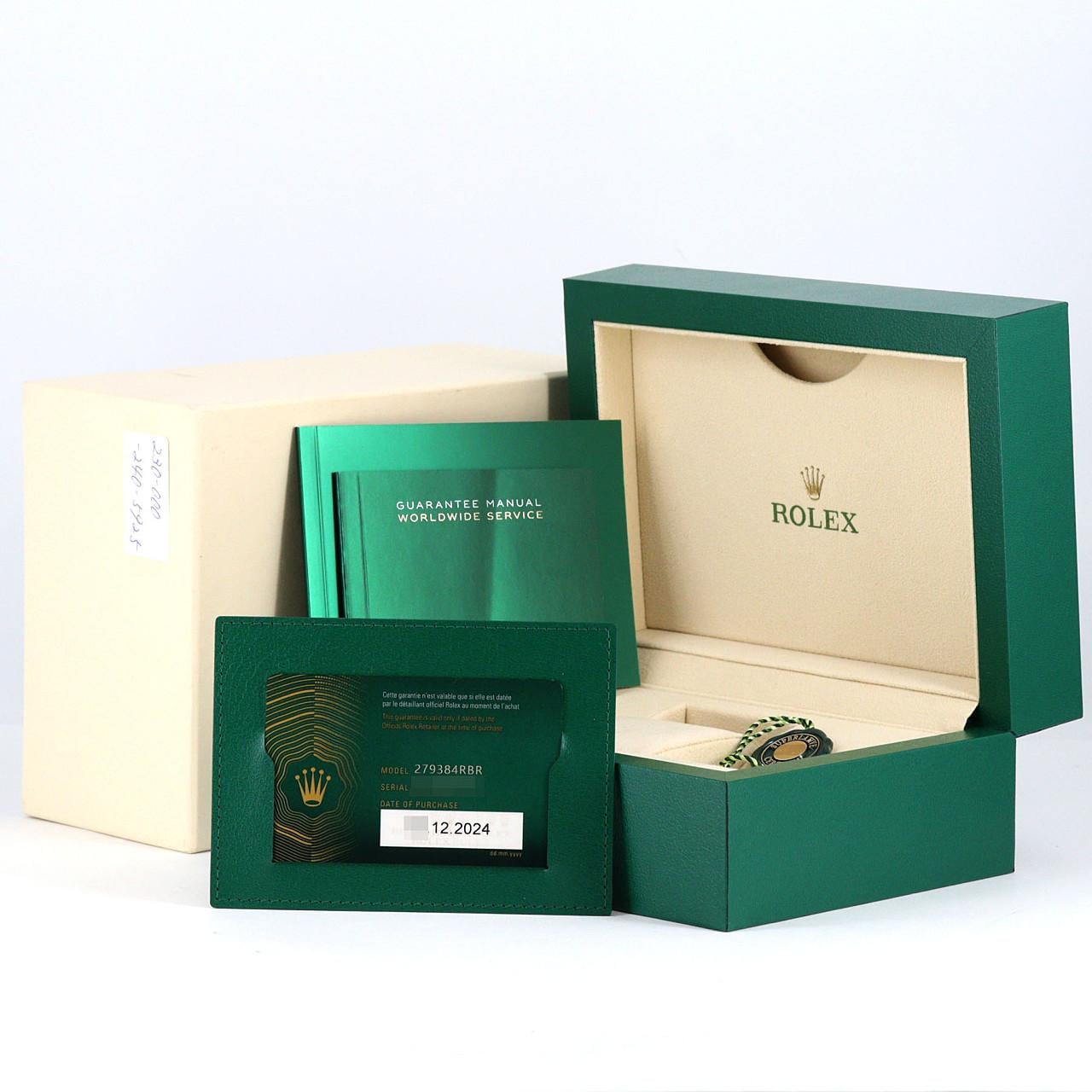 ロレックス デイトジャスト 279384RBR SSxWG 自動巻 ランダム番