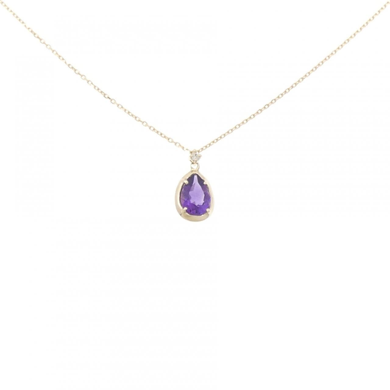 K10YG アメジスト ネックレス