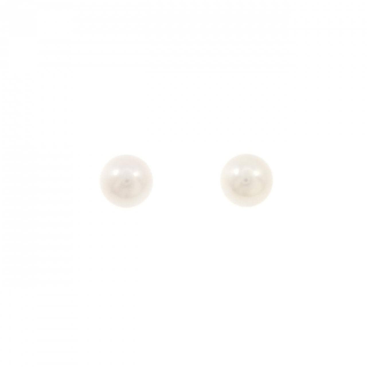 K18YG アコヤパール ピアス 6.8mm