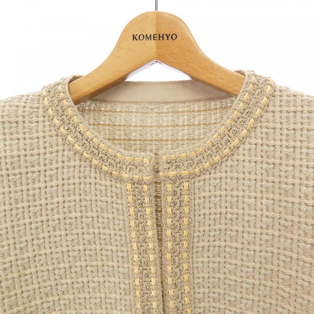 フォクシー FOXEY TWEED HARMONY 45442 ノーカラージャケット