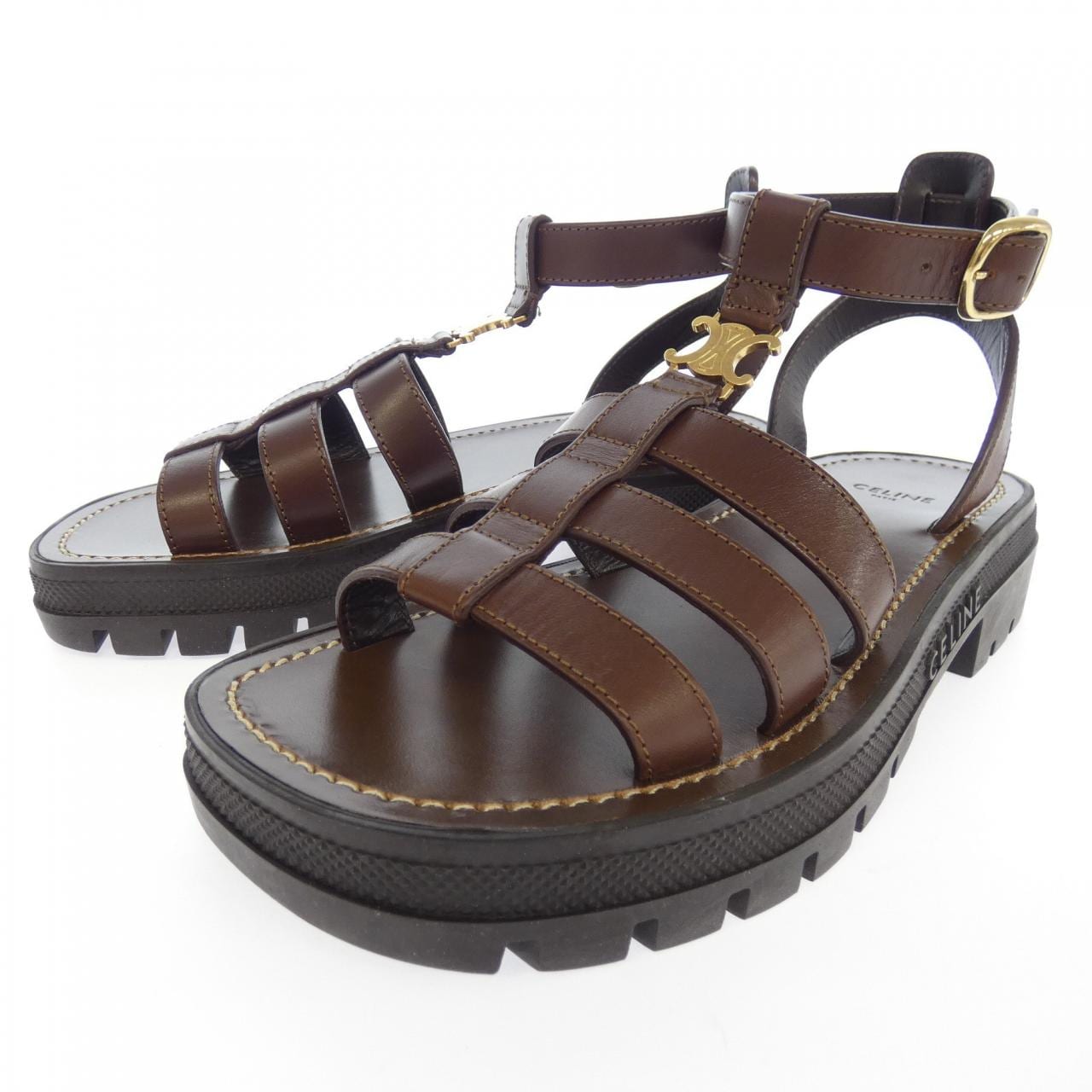 セリーヌ CELINE クレアトリオンフグラディエーター 352463778C サンダル