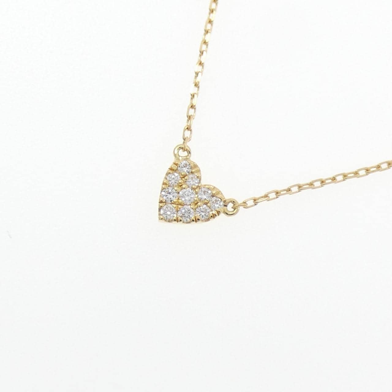 アーカー ハートパヴェ ネックレス 0.05CT