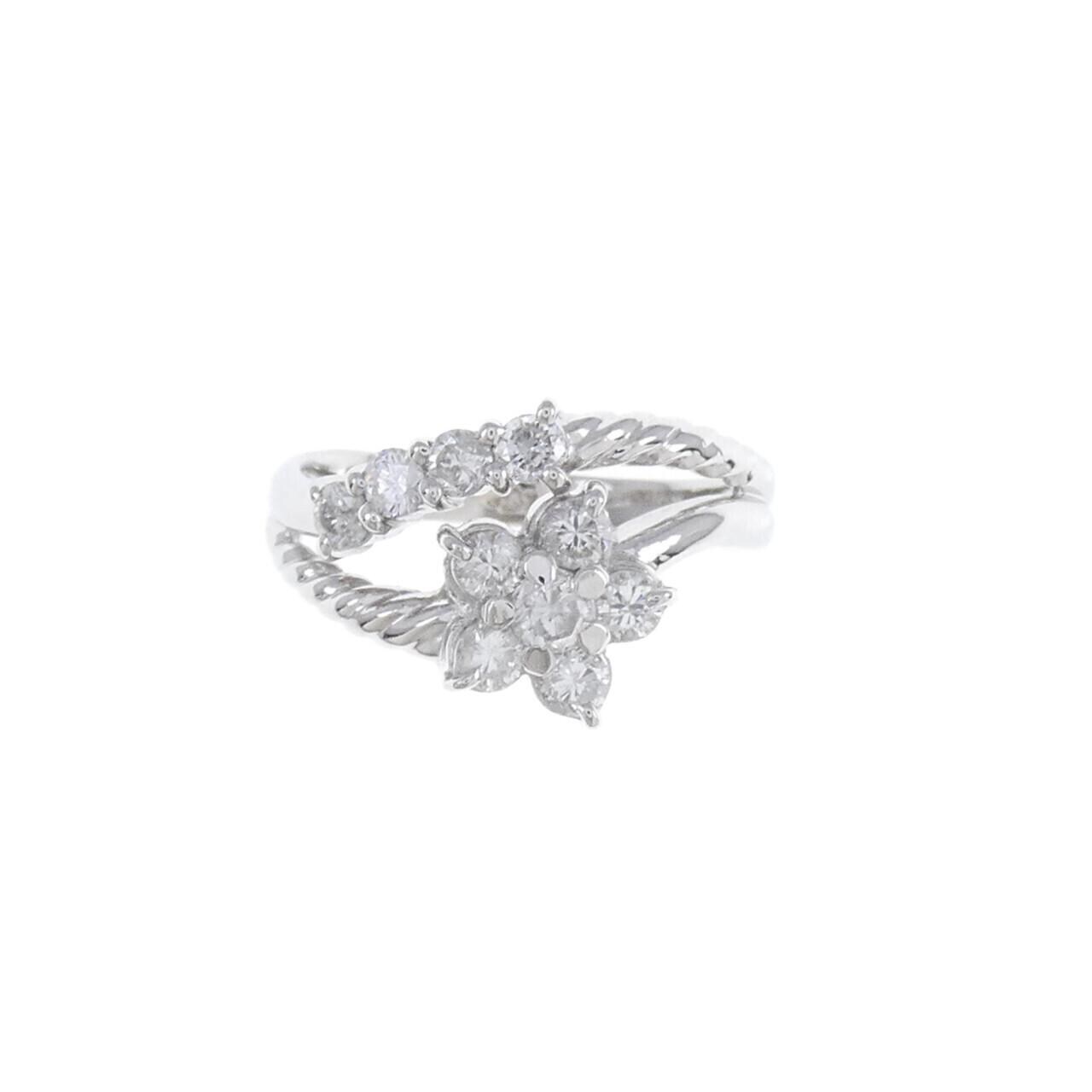 コメ兵｜PT フラワー ダイヤモンド リング 0.53CT｜ジュエリー｜リング