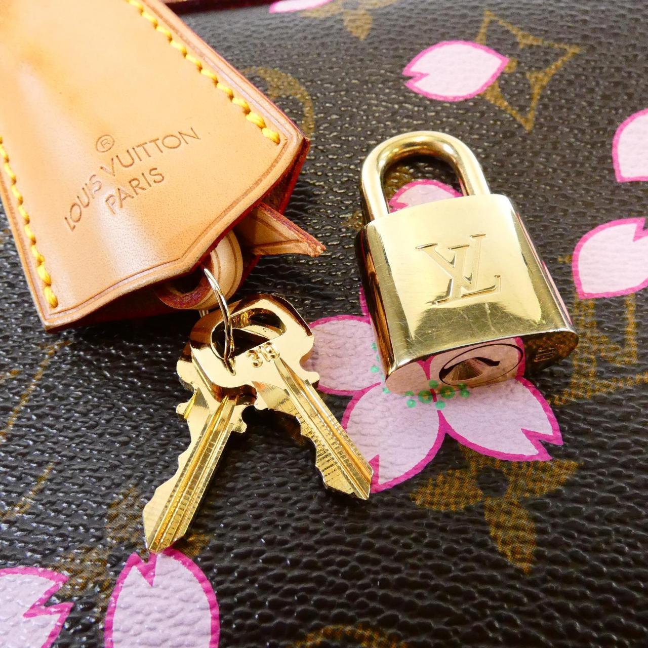 LOUIS VUITTON Monogram Cherry Blossom Sack 復古 PM M92012 包