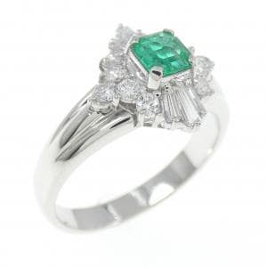 PT エメラルド リング 0.27CT