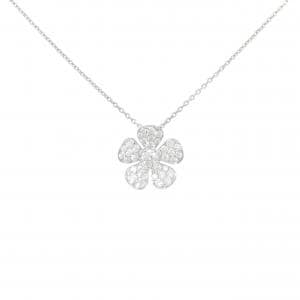 ギメル フラワー ダイヤモンド ネックレス 0.195CT