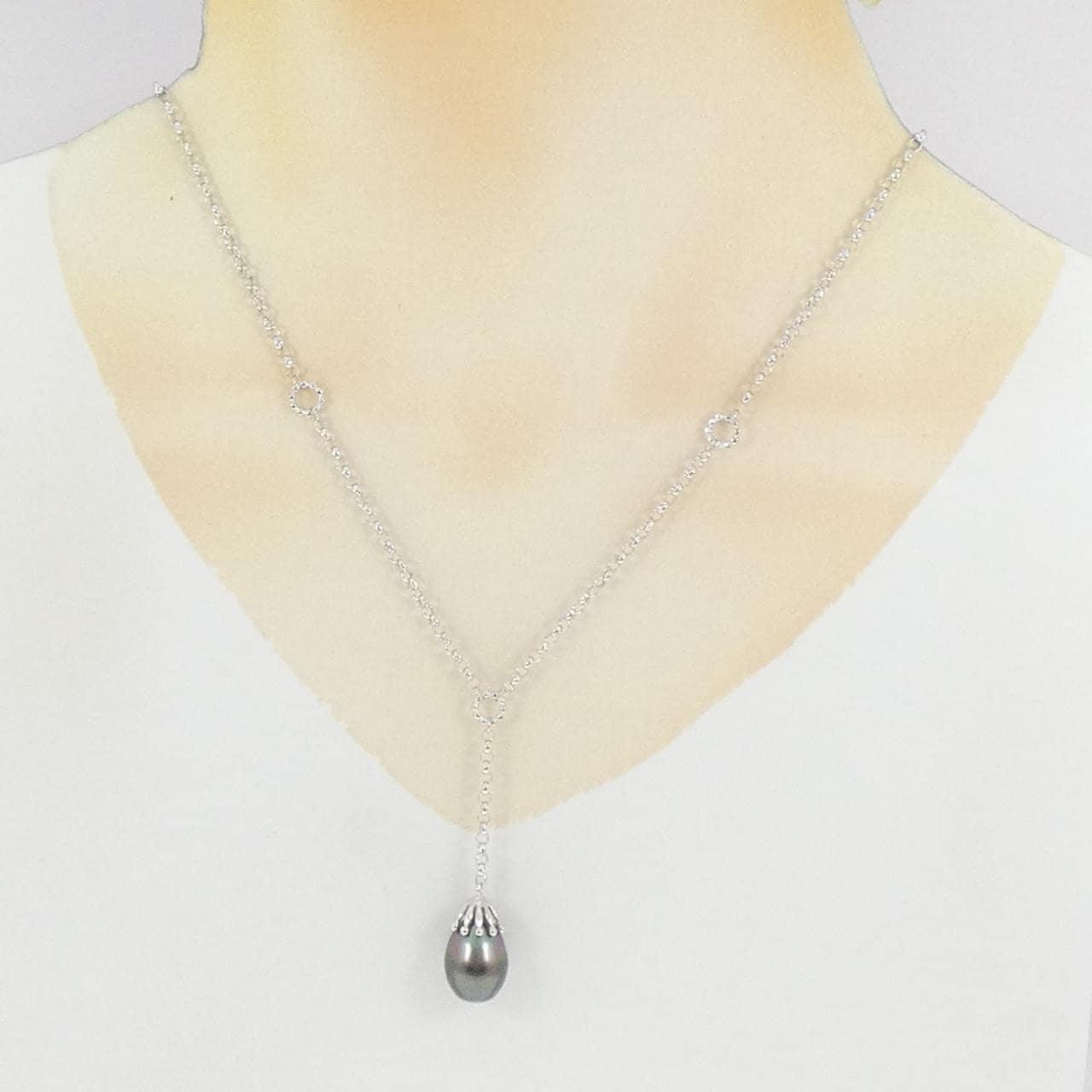 タサキ 黒蝶パール ネックレス