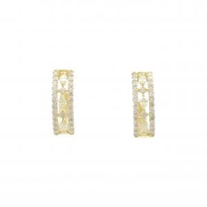 【新品】K18YG ダイヤモンド ピアス 0.60CT