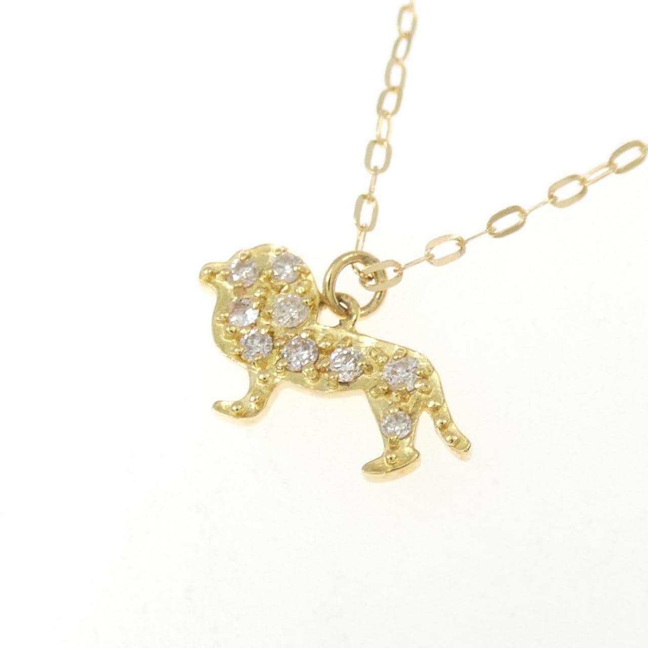 【新品】K18YG ダイヤモンド ネックレス 0.08CT