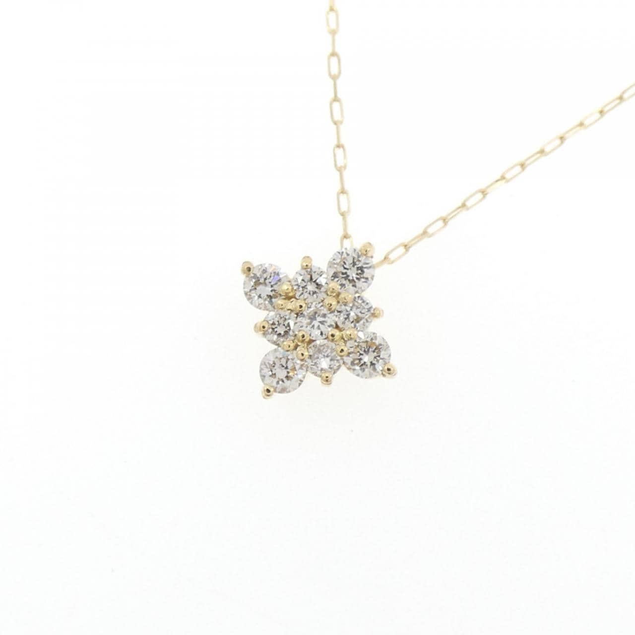 【新品】K18YG ダイヤモンド ネックレス 0.20CT