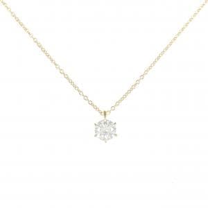 【リメイク】K18YG ダイヤモンド ネックレス 0.302CT F SI1 3EXT H&C